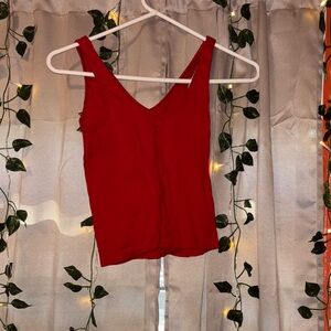 SHEIN Bold Red Tank Top